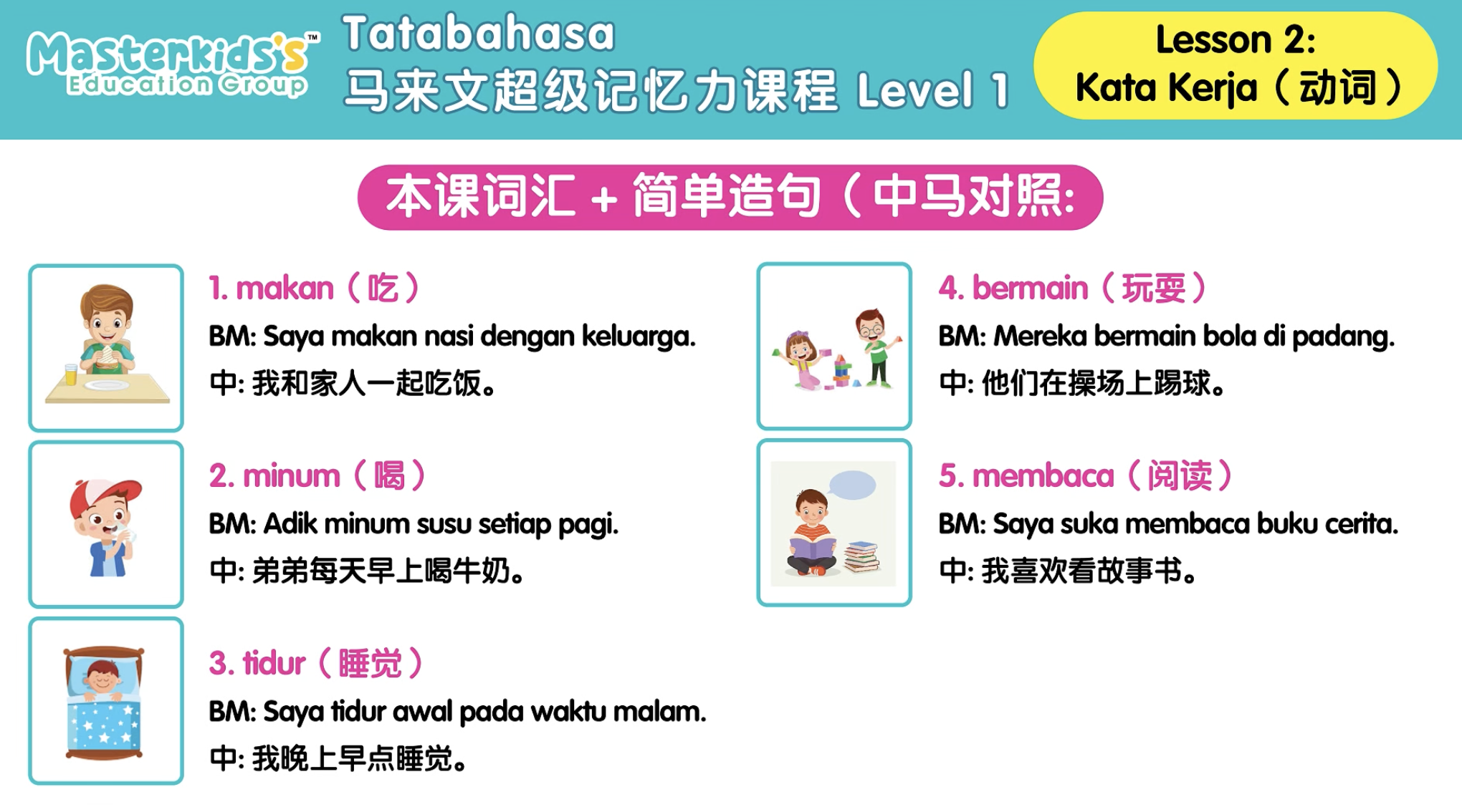 Level 1_Lesson 2_Kata Kerja